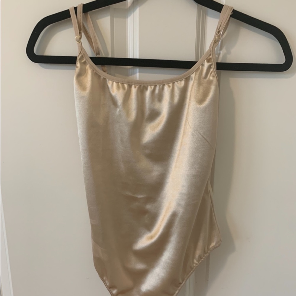 Free People Metallic Bodysuit